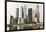 Moscow City skyscrapers, Moscow, Russia, Europe-Miles Ertman-Framed Photographic Print