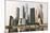 Moscow City skyscrapers, Moscow, Russia, Europe-Miles Ertman-Mounted Photographic Print