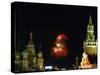 Moscow Commemorates the 61st Anniversary of the Defeat of Nazi Germany with Fireworks-null-Stretched Canvas