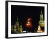 Moscow Commemorates the 61st Anniversary of the Defeat of Nazi Germany with Fireworks-null-Framed Photographic Print