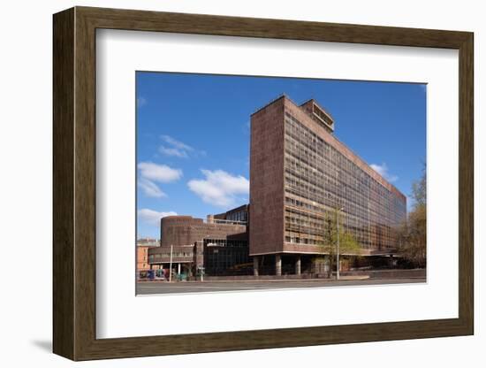 Moscow, Corbusier, Zentrosojus-Trade Union House, Architectural Monument-Catharina Lux-Framed Photographic Print