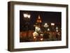 Moscow, Evening Lighting in Front of the Cathedral of Christ the Saviour, at Night-Catharina Lux-Framed Photographic Print