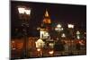 Moscow, Evening Lighting in Front of the Cathedral of Christ the Saviour, at Night-Catharina Lux-Mounted Photographic Print