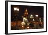 Moscow, Evening Lighting in Front of the Cathedral of Christ the Saviour, at Night-Catharina Lux-Framed Photographic Print