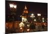 Moscow, Evening Lighting in Front of the Cathedral of Christ the Saviour, at Night-Catharina Lux-Mounted Photographic Print