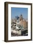 Moscow from Above, Contrast and Mixture of Different Architectural Styles-Catharina Lux-Framed Photographic Print