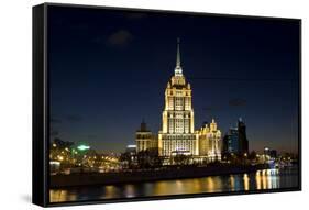 Moscow, Hotel Ukraine ( Radisson Royal )-Iva Afonskaya-Framed Stretched Canvas