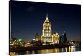 Moscow, Hotel Ukraine ( Radisson Royal )-Iva Afonskaya-Stretched Canvas