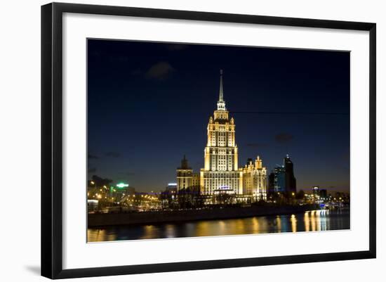 Moscow, Hotel Ukraine ( Radisson Royal )-Iva Afonskaya-Framed Photographic Print