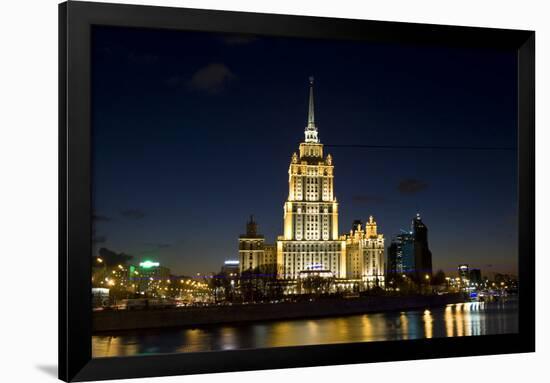 Moscow, Hotel Ukraine ( Radisson Royal )-Iva Afonskaya-Framed Photographic Print