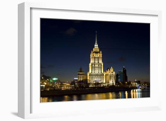 Moscow, Hotel Ukraine ( Radisson Royal )-Iva Afonskaya-Framed Photographic Print