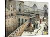 Moscow in the 17th Century. Bookshops on the Christ the Saviour Bridge, 1902-Appolinari Mikhaylovich Vasnetsov-Stretched Canvas