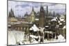 Moscow in the 17th Century. the All Saints' Bridge, 1901-Apollinary Vasnetsov-Mounted Giclee Print