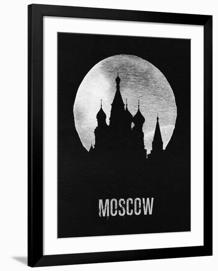 Moscow Landmark Black-null-Framed Art Print