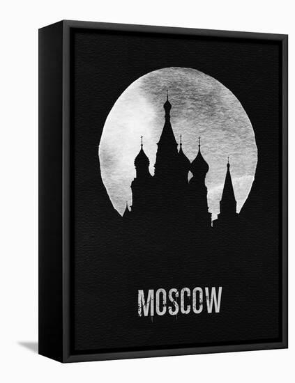 Moscow Landmark Black-null-Framed Stretched Canvas