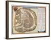 Moscow: Map, 1662-Jan Blaeu-Framed Giclee Print