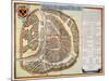 Moscow: Map, 1662-Jan Blaeu-Mounted Giclee Print