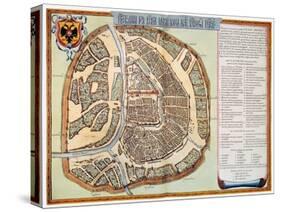 Moscow: Map, 1662-Jan Blaeu-Stretched Canvas
