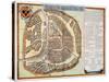 Moscow: Map, 1662-Jan Blaeu-Stretched Canvas