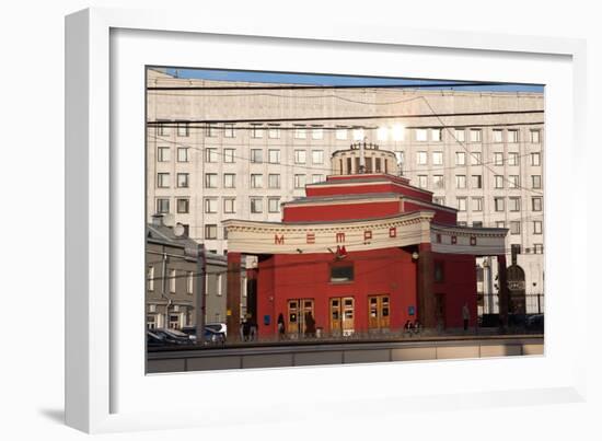 Moscow, Metro Station Arbatskaja-Catharina Lux-Framed Photographic Print