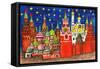 Moscow, Painting-Iva Afonskaya-Framed Stretched Canvas