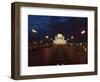 Moscow, Panorama, Christ the Savior Cathedral, by Night-Catharina Lux-Framed Photographic Print