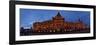 Moscow, Panorama, Department Store Gum, Illuminated, Evening-Catharina Lux-Framed Photographic Print