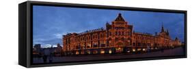 Moscow, Panorama, Department Store Gum, Illuminated, Evening-Catharina Lux-Framed Stretched Canvas