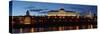 Moscow, Panorama, Kremlin, Kremlin Palace, Evening-Catharina Lux-Stretched Canvas