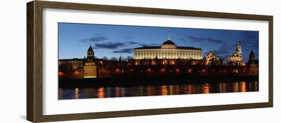 Moscow, Panorama, Kremlin, Kremlin Palace, Evening-Catharina Lux-Framed Photographic Print