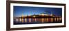 Moscow, Panorama, Kremlin, Kremlin Palace, in the Evening-Catharina Lux-Framed Photographic Print