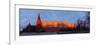 Moscow, Panorama, Kremlin, Manege Square, Dusk-Catharina Lux-Framed Photographic Print