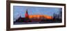 Moscow, Panorama, Kremlin, Manege Square, Dusk-Catharina Lux-Framed Photographic Print