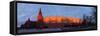 Moscow, Panorama, Kremlin, Manege Square, Dusk-Catharina Lux-Framed Stretched Canvas