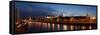 Moscow, Panorama, Kremlin, Moscow, in the Evening-Catharina Lux-Framed Stretched Canvas