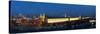 Moscow, Panorama, Kremlin, Overview, Evening-Catharina Lux-Stretched Canvas