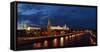 Moscow, Panorama, Moscow, Kremlin, Evening-Catharina Lux-Framed Stretched Canvas