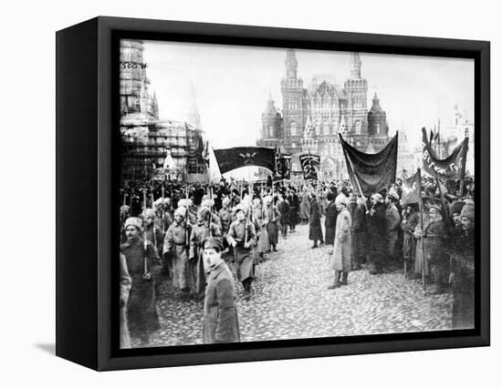 Moscow: Red Army, C1920-null-Framed Stretched Canvas