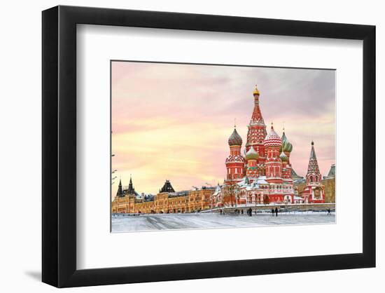 Moscow Red Square & Kremlin-null-Framed Art Print