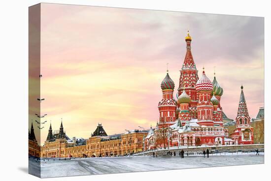 Moscow Red Square & Kremlin-null-Stretched Canvas