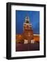 Moscow, Red Square, Redeemer Tower, at Night-Catharina Lux-Framed Photographic Print