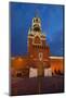 Moscow, Red Square, Redeemer Tower, at Night-Catharina Lux-Mounted Photographic Print