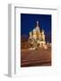 Moscow, Red Square, Saint Basil's Cathedral, by Night-Catharina Lux-Framed Photographic Print