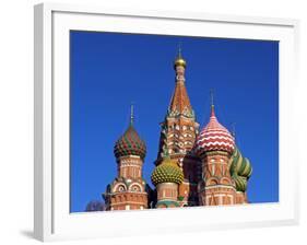 Moscow, Red Square, St Basil's Cathedral, Russia-Nick Laing-Framed Photographic Print