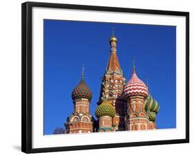 Moscow, Red Square, St Basil's Cathedral, Russia-Nick Laing-Framed Photographic Print