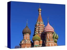 Moscow, Red Square, St Basil's Cathedral, Russia-Nick Laing-Stretched Canvas