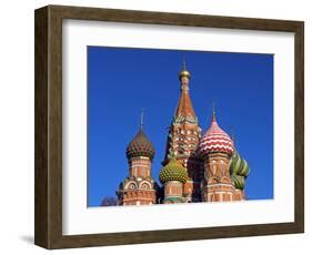 Moscow, Red Square, St Basil's Cathedral, Russia-Nick Laing-Framed Photographic Print