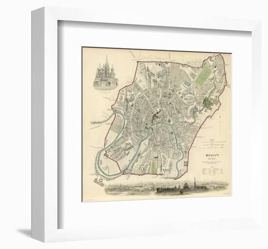 Moscow, Russia, c.1836-null-Framed Art Print