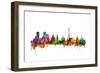 Moscow Russia Skyline-Michael Tompsett-Framed Art Print