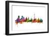 Moscow Russia Skyline-Michael Tompsett-Framed Art Print